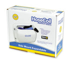 Hosecoil Hose Coil Hce25Sw-Blue Side Mount Expandable Enclosure W/25&39; Blue Hose, Shutoff Valve & Rubber Tip Nozzle