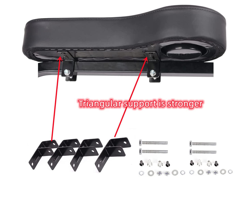 Golf Cart Rear Seat Arm Rests | No Drilling Required, Universal Arm Rest Fits On Ezgo, Club Car, Yamaha Golf Cart With Rear Seat