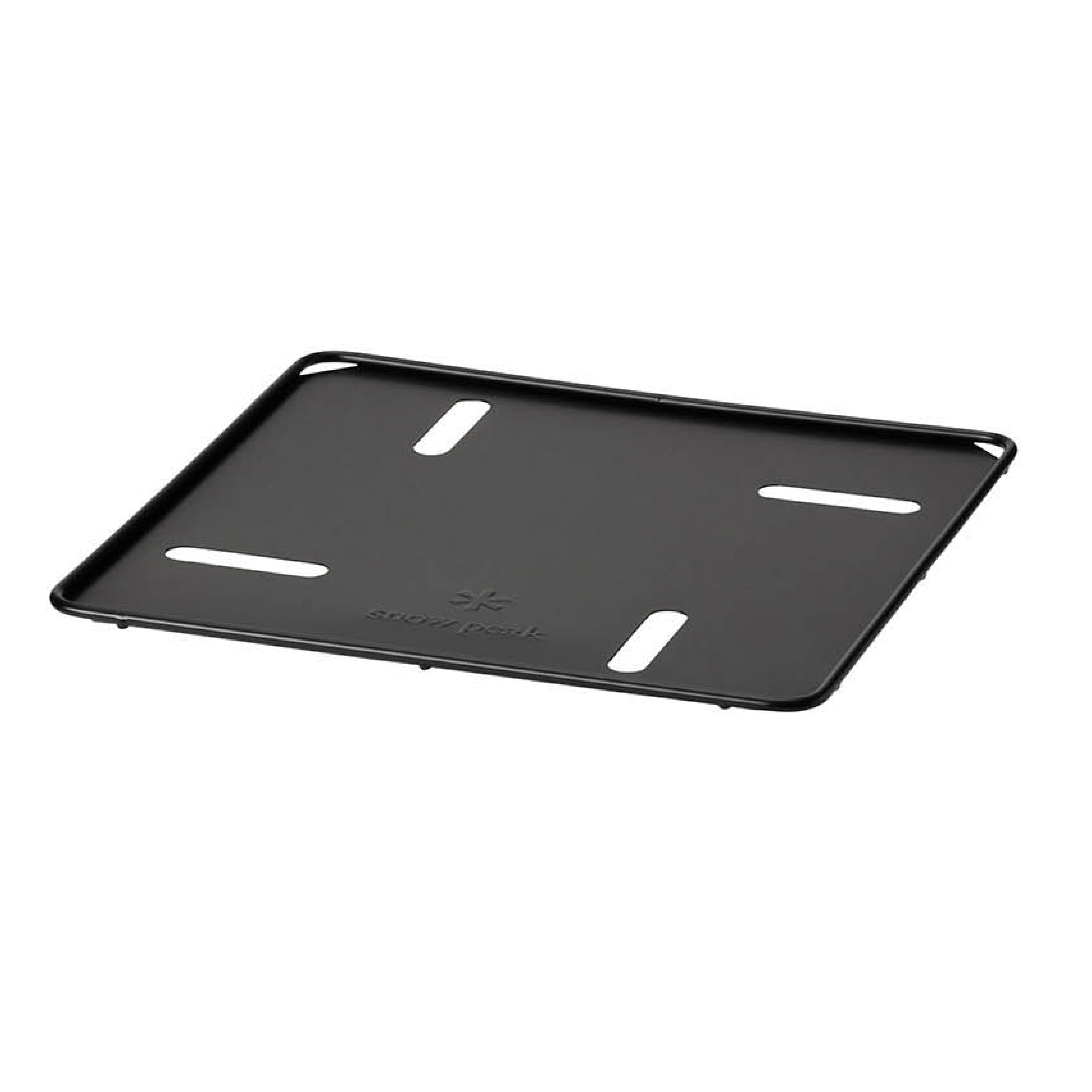 Snow Peak Fireplace Base Plate - Heat Protection - Stable & Lightweight - Steel - 4.2 Lbs - Large