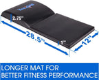 Yes4All Ab Exercise Mat With Tailbone Protecting Pad, Abdominal Wedge - Support For Abs Workout, Sit Up - Abdominal Mat Tailbone