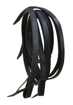 Challenger Horse Western English Leather Bitless Sidepull Bridle W/Split Reins 77Rs12Bk