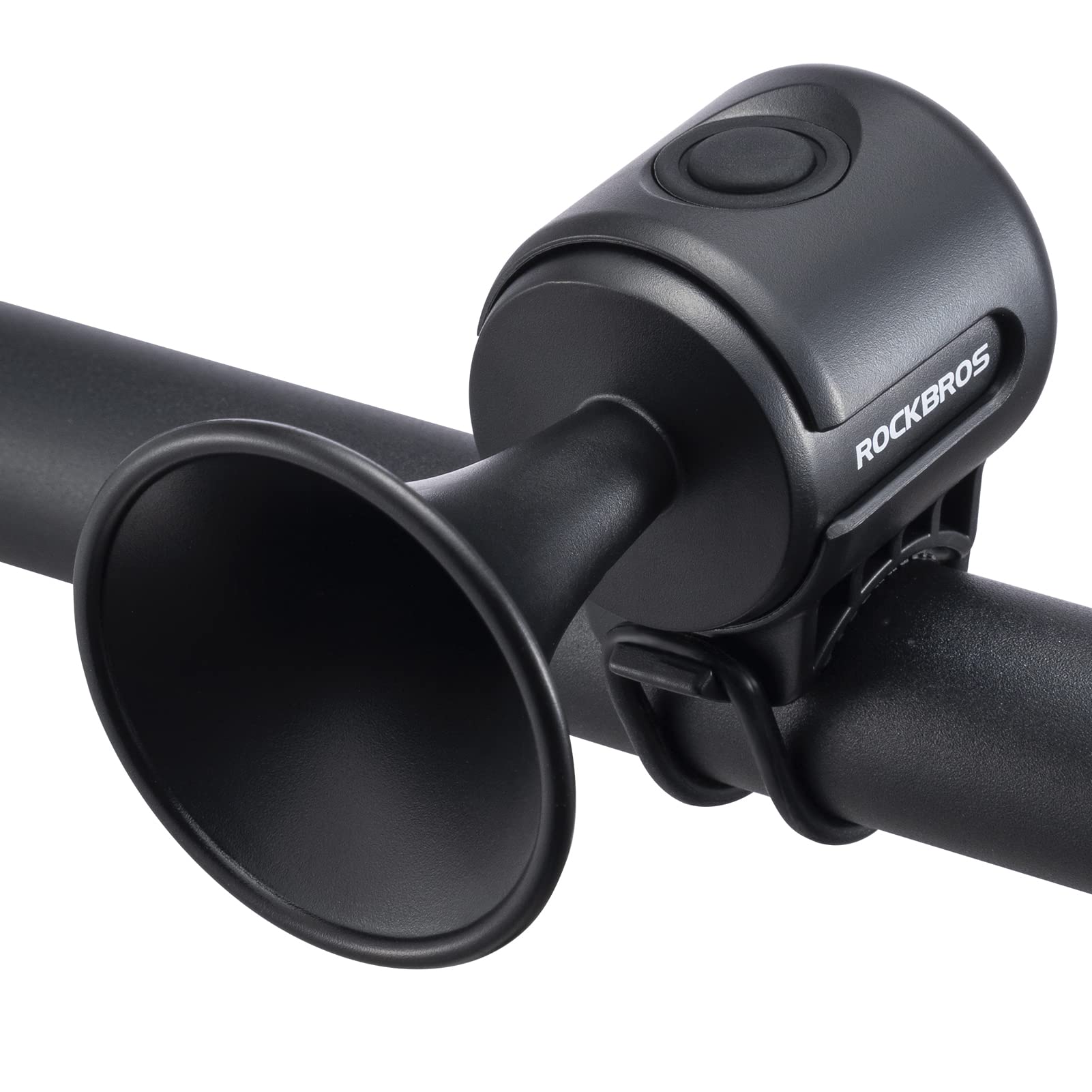 ROCKBROS Electric Bike Horn 120dB Adults Kids Bike Horn Alarm IPX4 Waterproof Electronic Bicycle Horns for Handlebars Ebike Scoo