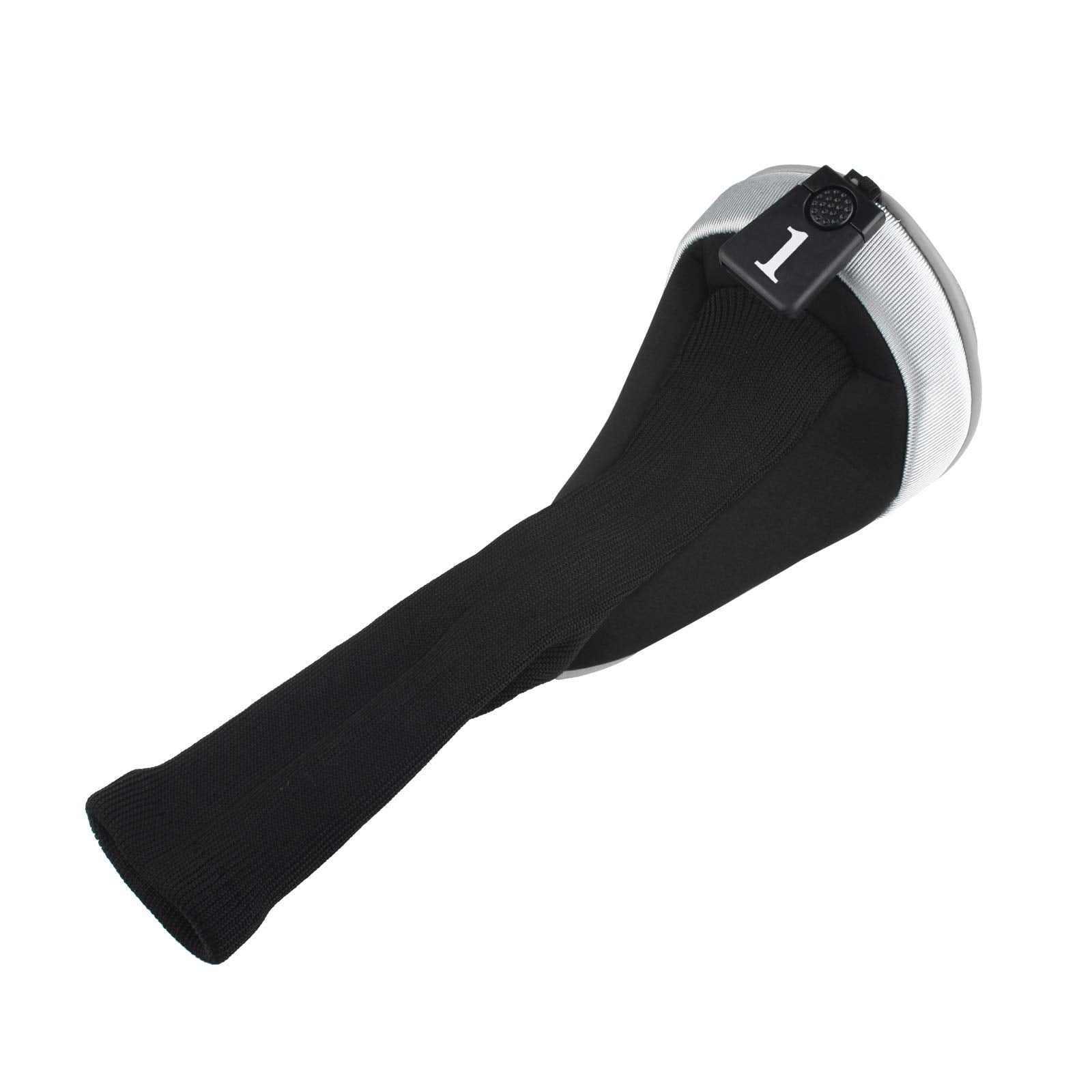 Andux Golf Club Wood Head Covers 460Cc Driver Covers Long Neck Gray