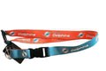 Aminco Nfl Miami Dolphins Reversible Lanyard