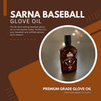 Sarna Baseball Softball Glove Oil - Softens, Hydrates, And Break-In Baseball Gloves And Softball Mitts By Increasing Flexibility
