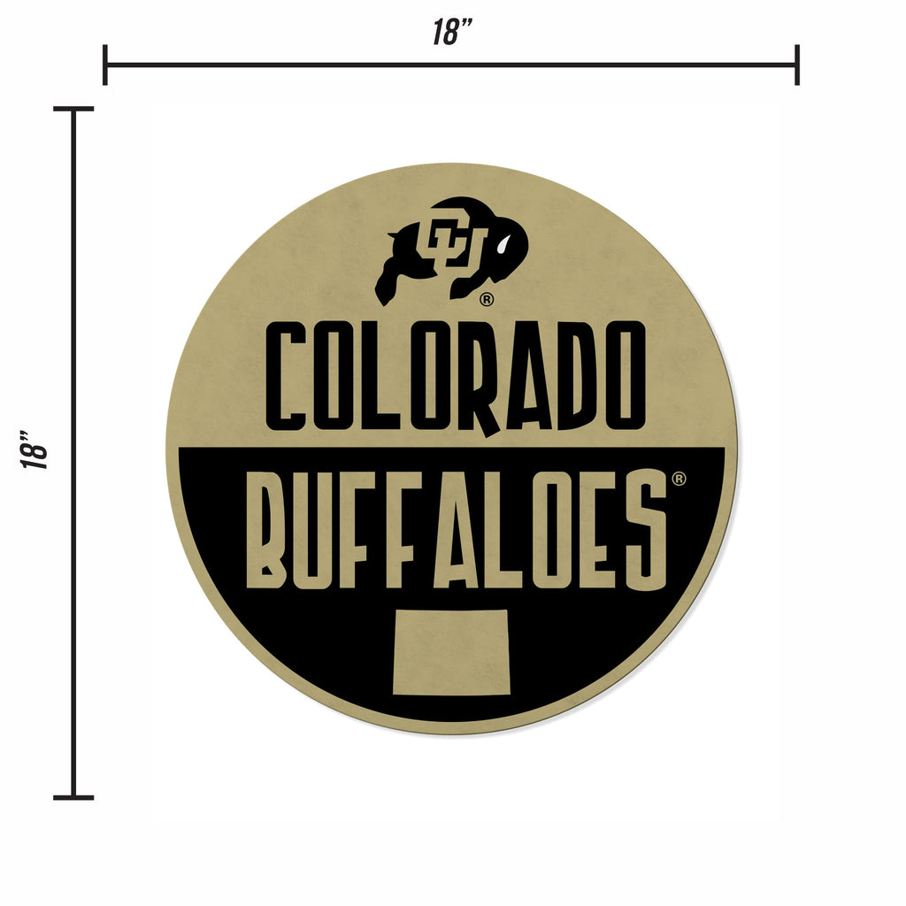 Rico Industries Ncaa Colorado Buffaloes Classic Shape Cut Pennant - Home And Living Room D  Cor - Soft Felt Ez To Hang