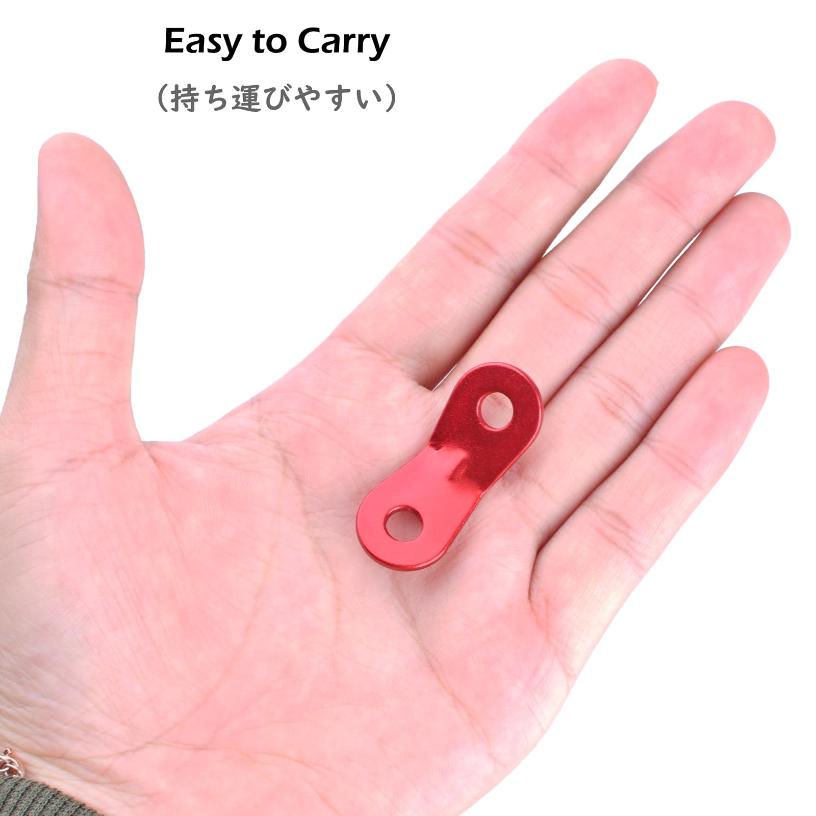 Triwonder Guyline Cord Adjuster Rope Tensioner Tent Guy Line Paracord Tightener Loop Alien Aluminum Alloy For Camping Hiking (Re