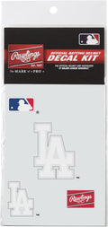 Rawlings | MLB Authentic Baseball Helmet Decal Kit | Los Angeles Dodgers