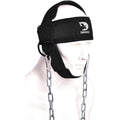 DMoose Neck Harness for Weight Lifting - Neck Exerciser with 30 Heavy Duty Steel Chain - Neck Strengthener to Support Injury Rec