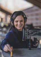 Caldwell E-Max Pro Electronic Hearing Protection 23-24 Nrr - Adjustable Lo Pro Earmuffs For Shooting, Hunting And Range, Brown