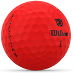 Wilson Staff Duo Optix Golf Ball - Red