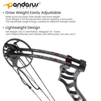 Pandarus Archery Ready To Hunt Lightweight Compound Bow Package For Adults And Youth,0-50 Lbs Draw Weight,290Fps,Limbs Made In U