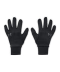 Under Armour Boys' Storm Liner Gloves , Black (001)/Pitch Gray , Large