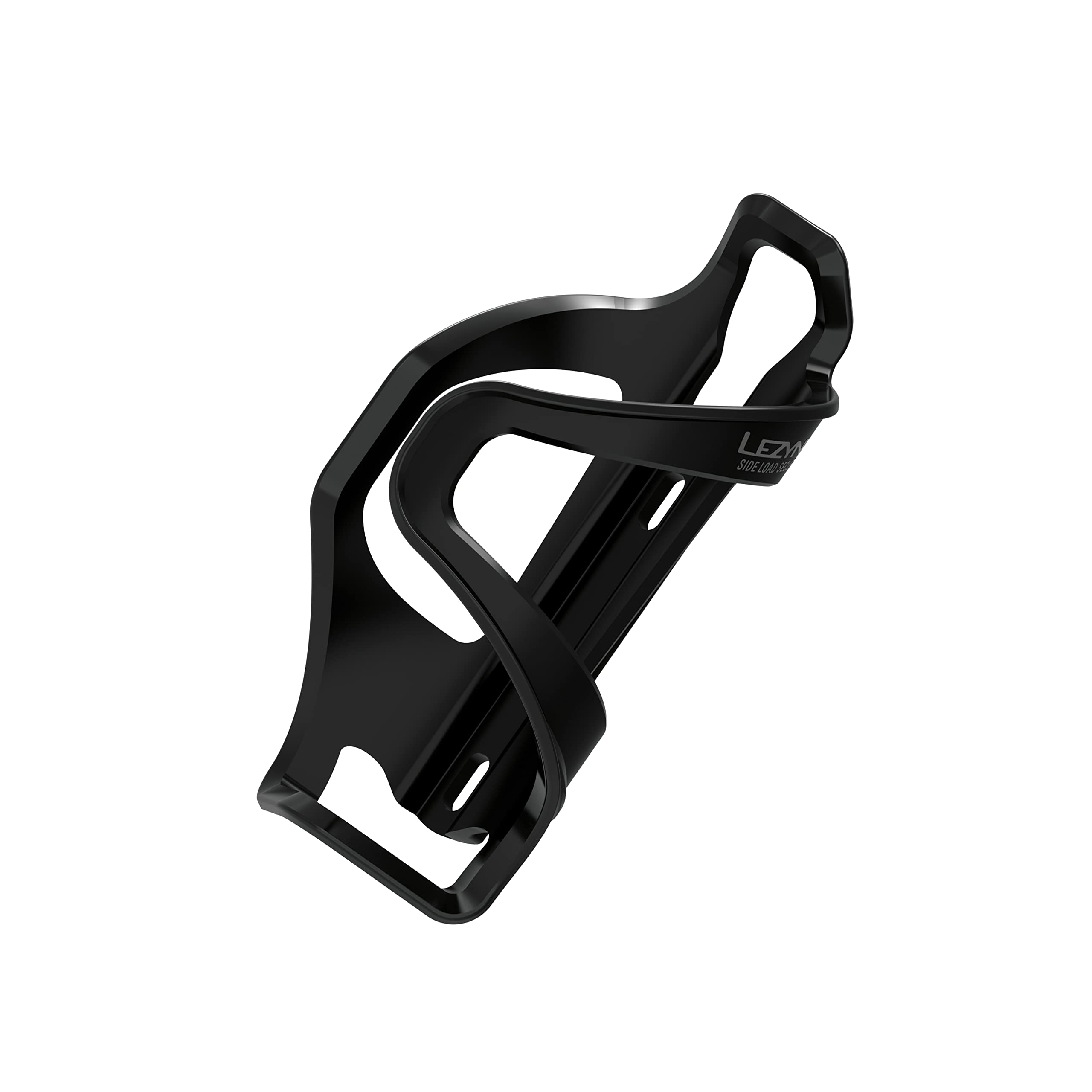 Lezyne Flow Sl | Bike Water Bottle Cage, Composite, Left, Black, 48G, Road, Mountain, Gravel Cycling Water Holder