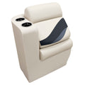 Wise Bm13006L-986 Premier Series Pontoon Left Lean Back Recliner, Platinum/Spectra Navy/Cobalt