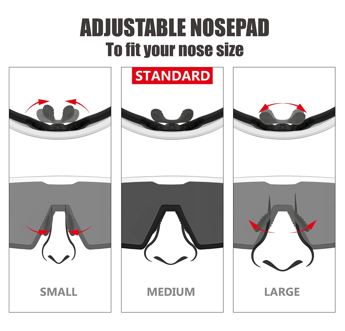 Eazyrun Hd Small Narrow Polarized Sports Sunglasses Women Youth, For Running Cycling Ski Driving Beach Volleyball