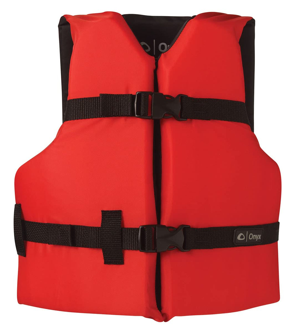 Onyx General Purpose Life Jacket, Youth, Red
