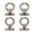 Kayak Track Mount Tie Down Eyelet 4 Pack, 316 Stainless Steel Rail Accessories for Kayak Canoe Boat RV Trailer Sailboat