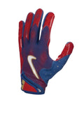 Nike Vapor Jet 8.0 Football Gloves Gym Blue | Red | White X-Large