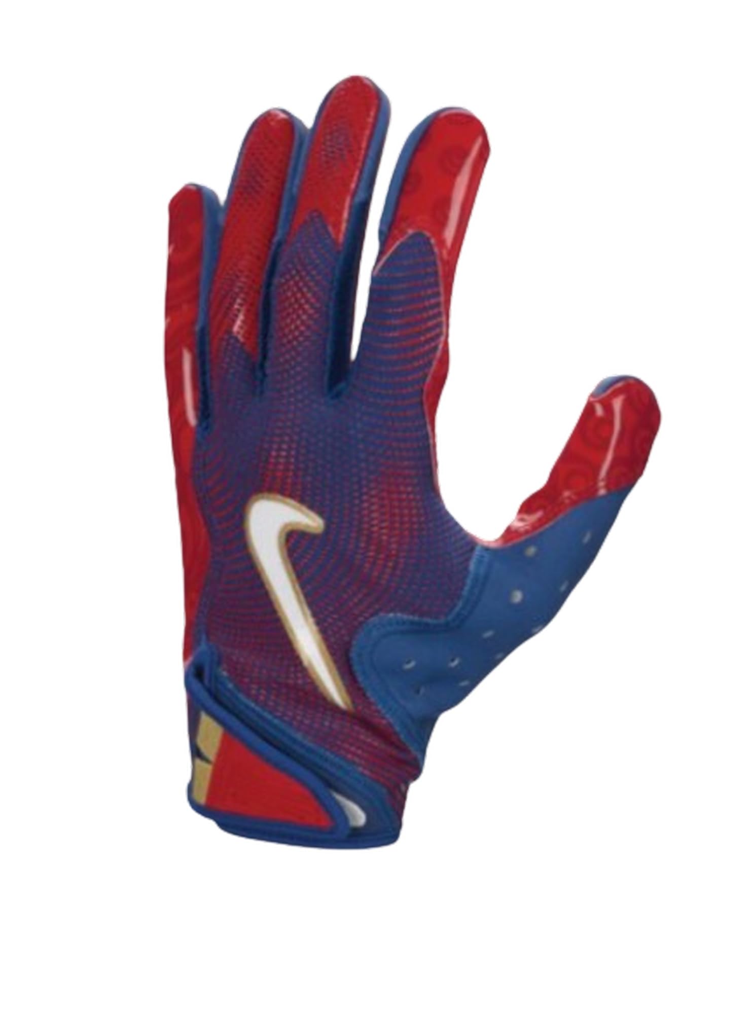 Nike Vapor Jet 8.0 Football Gloves Gym Blue | Red | White X-Large