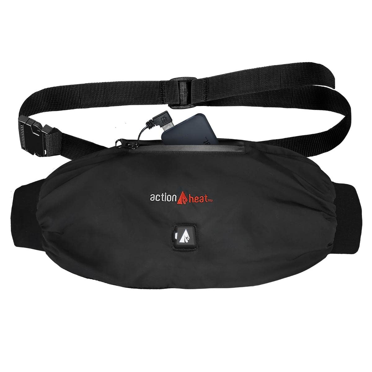 Actionheat 5V Battery Heated Hand Warmer Muff - Built-In Heating Panel, Adjustable Strap, 3 Heat Settings