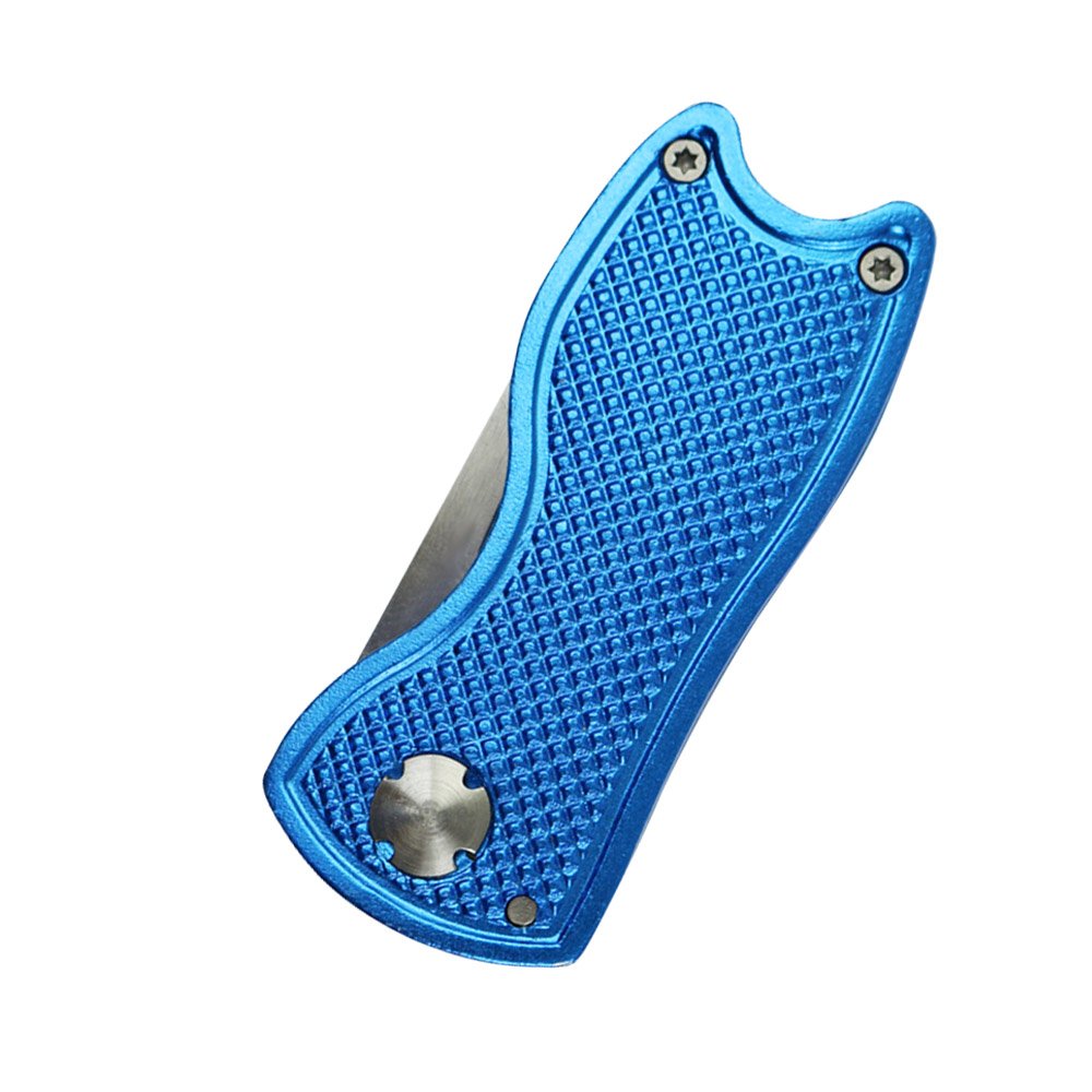 Pinmei Foldable Golf Divot Tool With Removeable Golf Ball Marker (Blue)