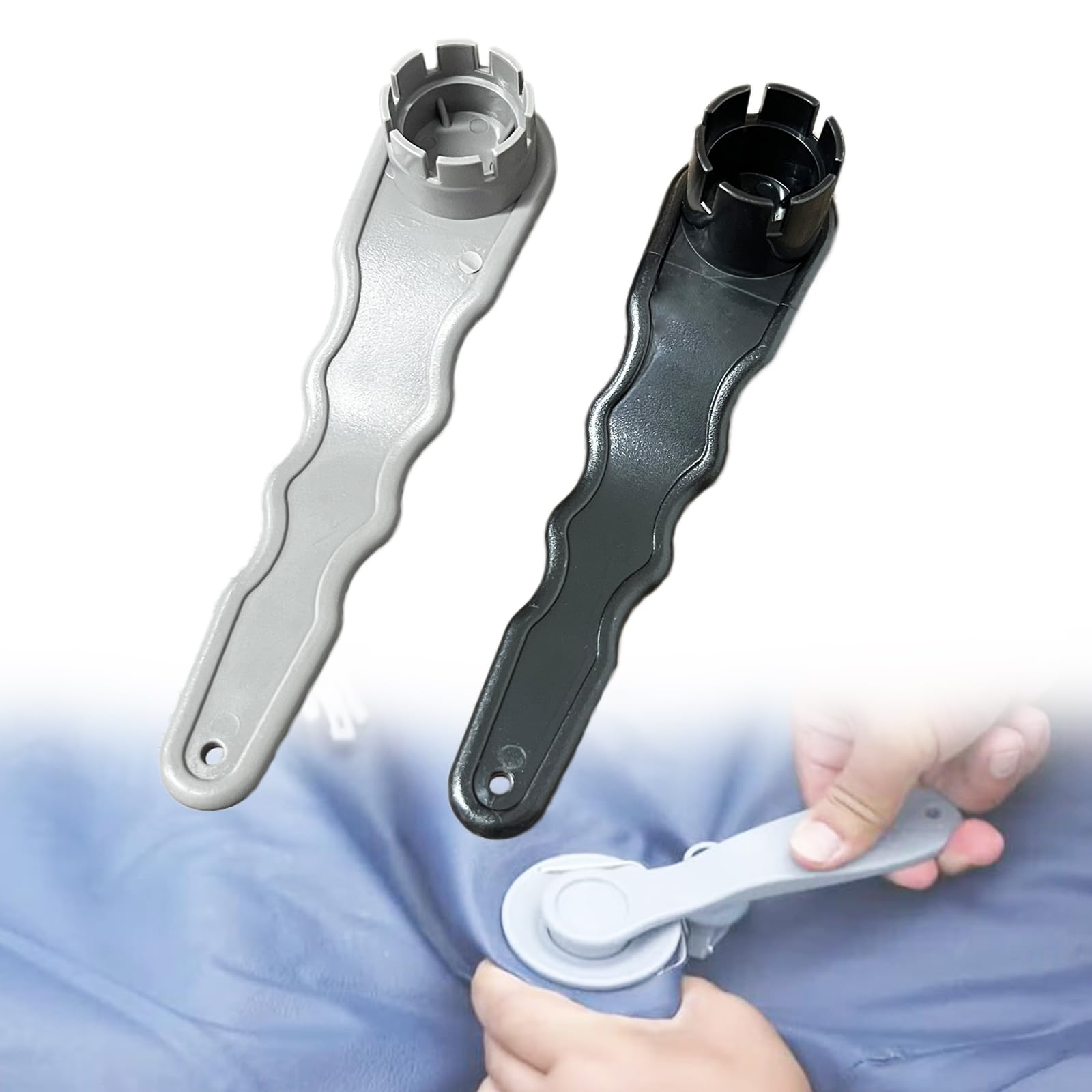 asdmm Inflatable Pontoon Boat Raft Air Valve Wrench Repair Tool, 6 and 8-Groove kit for Canoe, Rubber Tender Dinghy, Kayak, SPA 