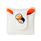 Andux Golf Putter Head Covers Pu Mallet Putter Cover White Sushi Mt/Tg19