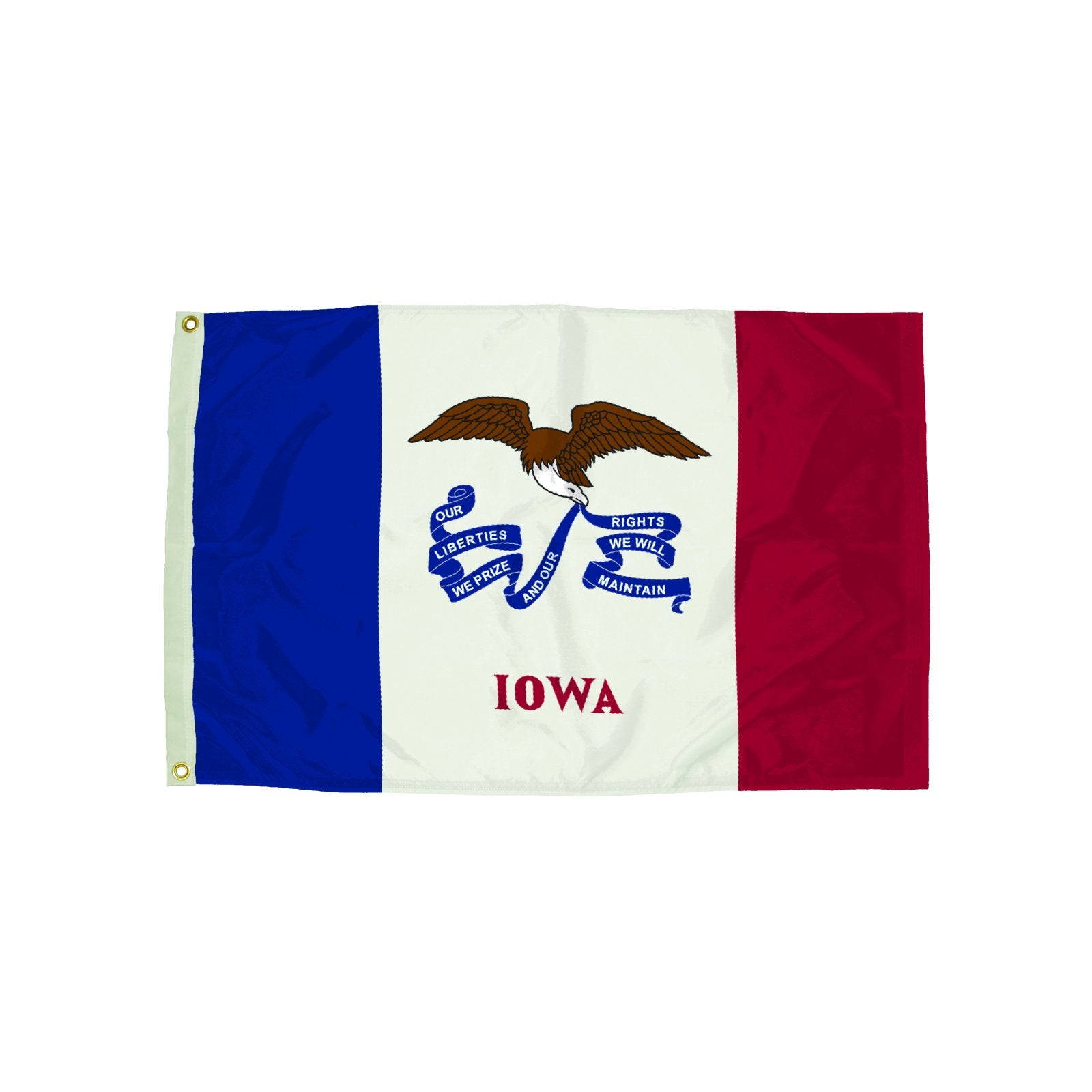 Independence Flag Nylon Iowa Flag, 3 x 5'