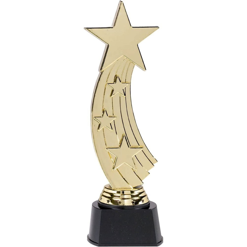 Gold Plastic Shooting Star Award - 9.5'' (1 Pc) - Perfect For Celebrating Outstanding Achievements