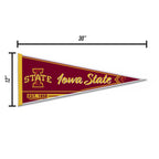 Rico Industries Ncaa Iowa State Cyclones Classic 12'' X 30'' Felt Wall D  Cor Pennant - Great For Home/Bed Room/Man Cave D  Cor