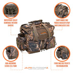 Alps Outdoorz Deluxe Floating Blind Bag - Standard Size, Mossy Oak Shadow Grass Habitat - Waterproof Hunting Duffel Bag, With Re