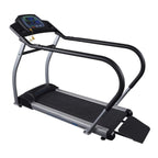 Body Solid (T50) Endurance Cardio Walking Treadmill - Adjustable Speed, Full-Length Handrails, Wide Ramp, Heart Rate Monitor, Le