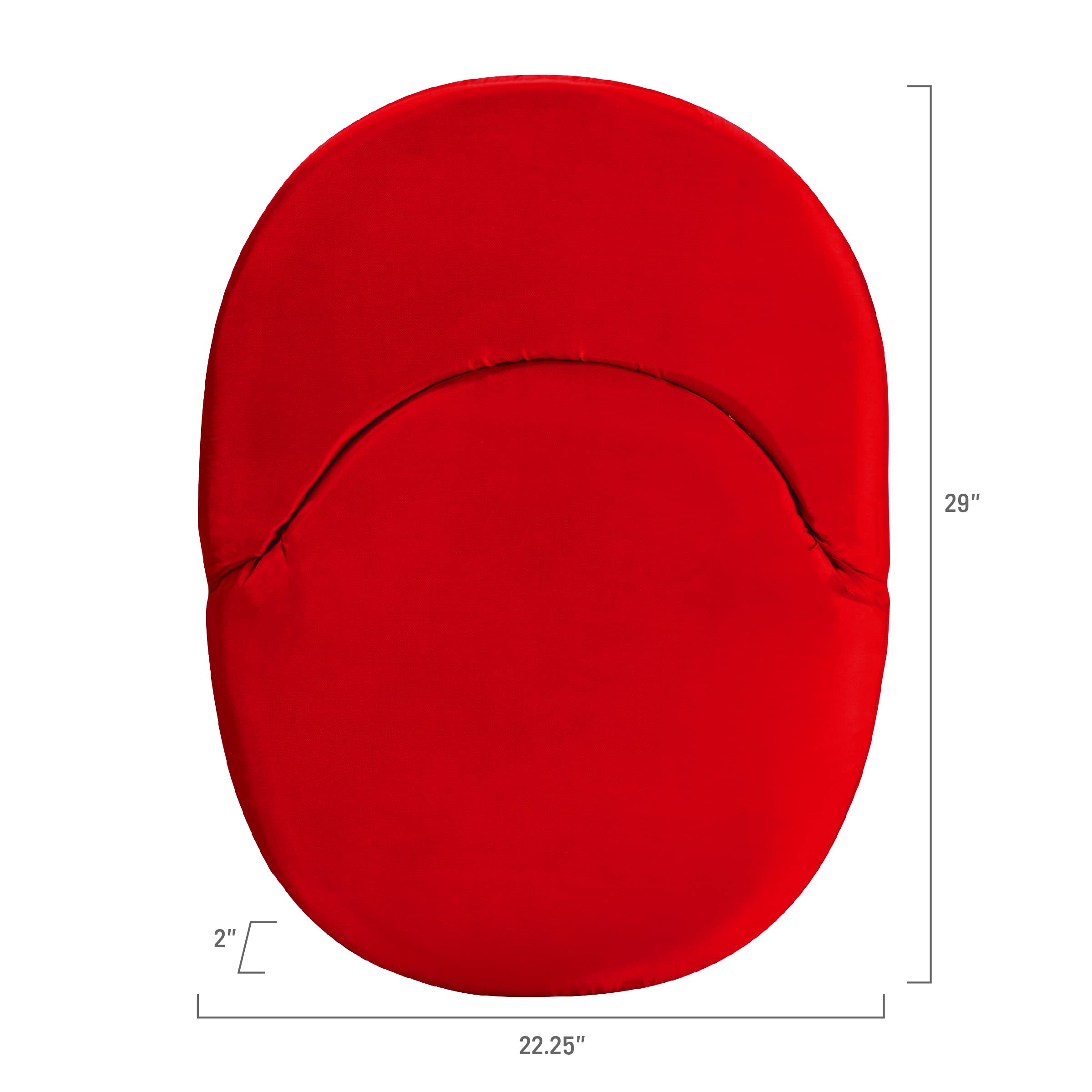 Oniva Portable Reclining Seat, (Red)