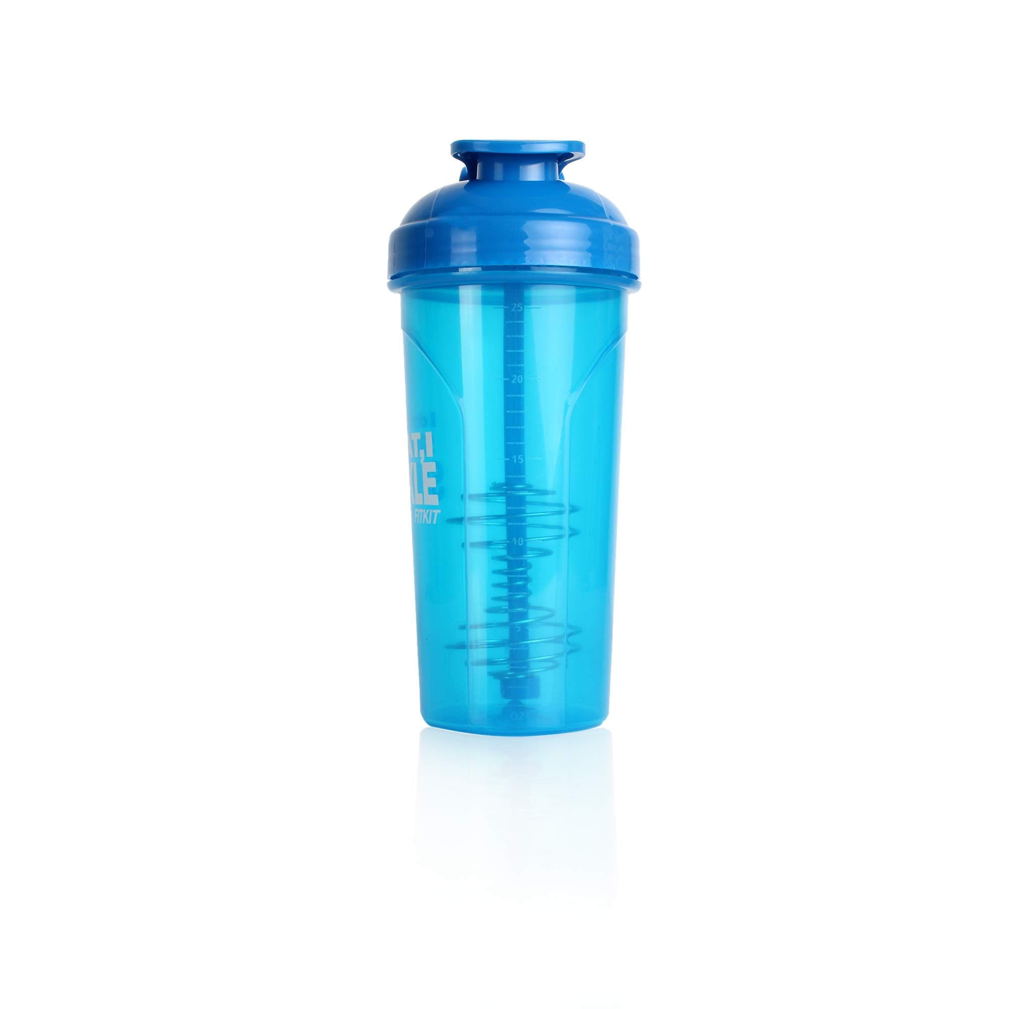 Fitkit Classic Stainless Steel Water Bottle Shaker - Teal - 700Ml
