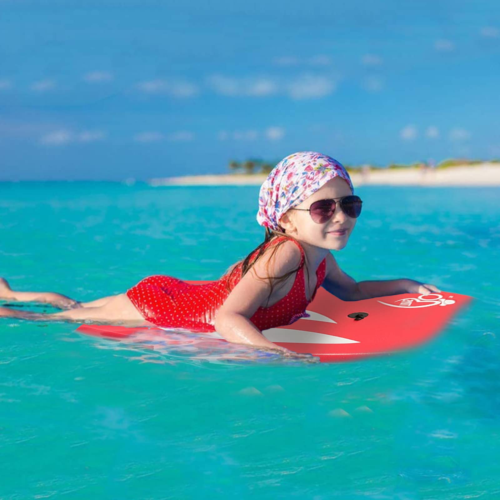 Bo-Toys Body Board Lightweight With Eps Core (Red, 33-Inch)