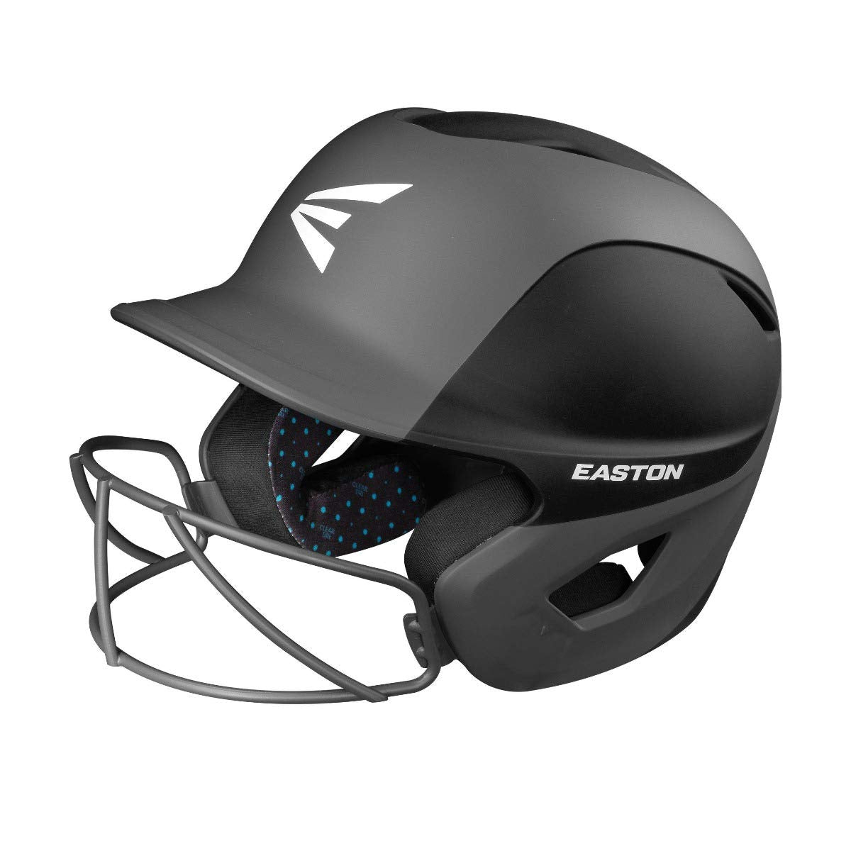 Easton | GHOST Softball Batting Helmet | Two-Tone Matt Purple/Charcoal | Medium/Large
