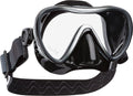 Scubapro Synergy 2 Mask With Comfort Strap - Black/Silver - Black Silicone