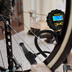 Azuno Digital Bicycle Tire Inflator Gauge With Auto-Select Valve Type - Presta And Schrader Air Compressor Tool