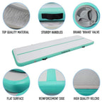 Dairtrack Air Tumbling Mat,Tumble Track 10Ft/13Ft/16Ft/20Ft Inflatable Gymnastics Air Mat For Gymnastics Training/Home Use/Gym/C
