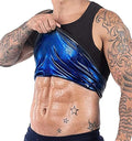 Bstar Heat Training Sweat Vest, Black, Universal Fit, Nylon Compression Workout Enhancer For Men, Tummy Shaper Black (S)