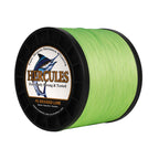 Hercules Braided Fishing Line 1500M 1640Yds 10Lbs-200Lbs Pe Superline 8 Strands (Fluorescent Green 150Lb/68Kg 0.62Mm)