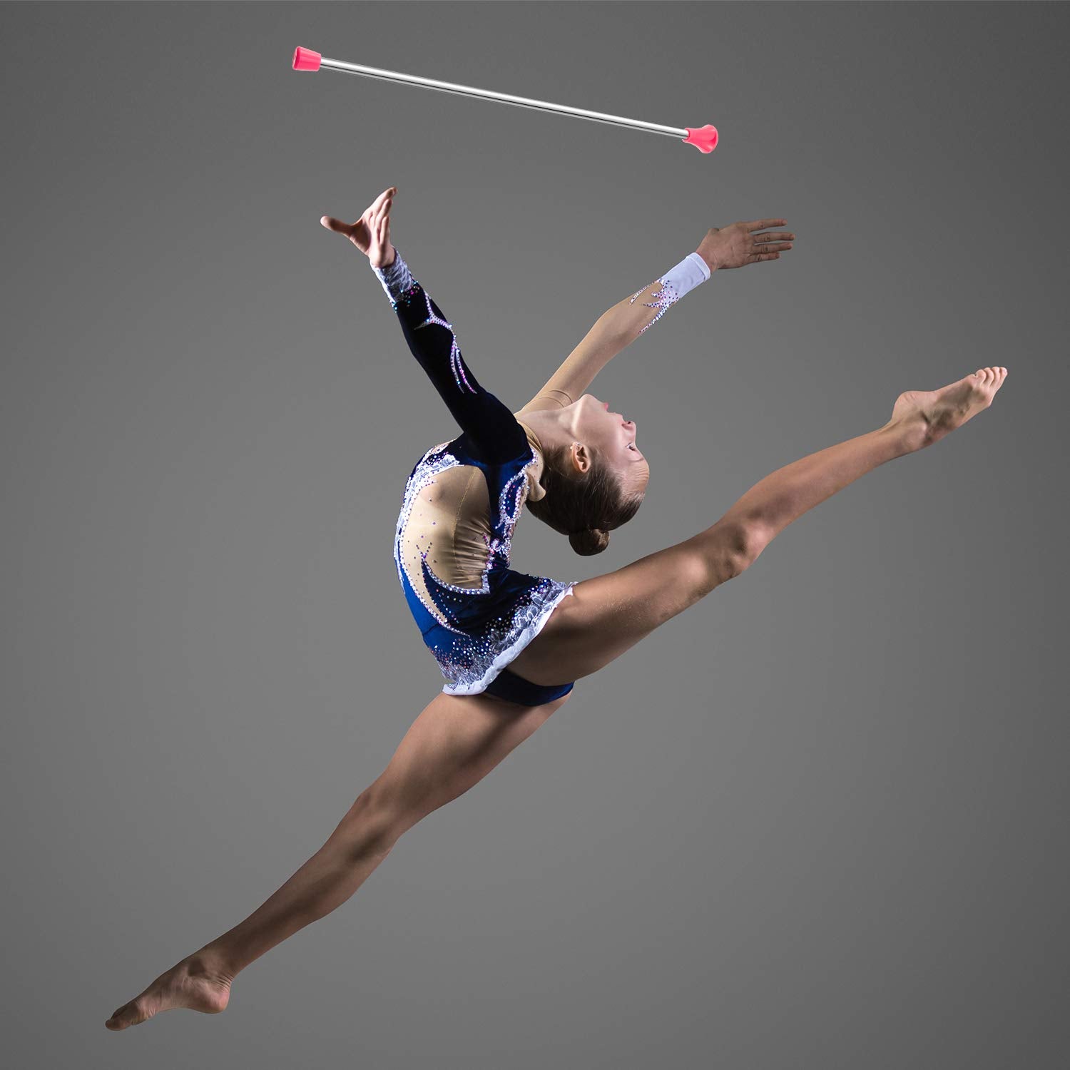 2 Pieces Twirling Batons Unisex Kids' Gymnastics Twirling Baton Dance Baton For Talent Shows, Artistic Dancing, Baton Twirling,
