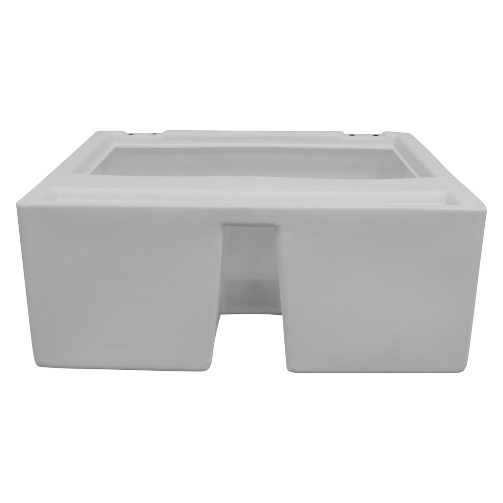 Wise 8Wd95-1B-204 Deluxe Series 27'' Pontoon Bench Seat Base Only (Cushion #8Wd95 Required To Complete), White