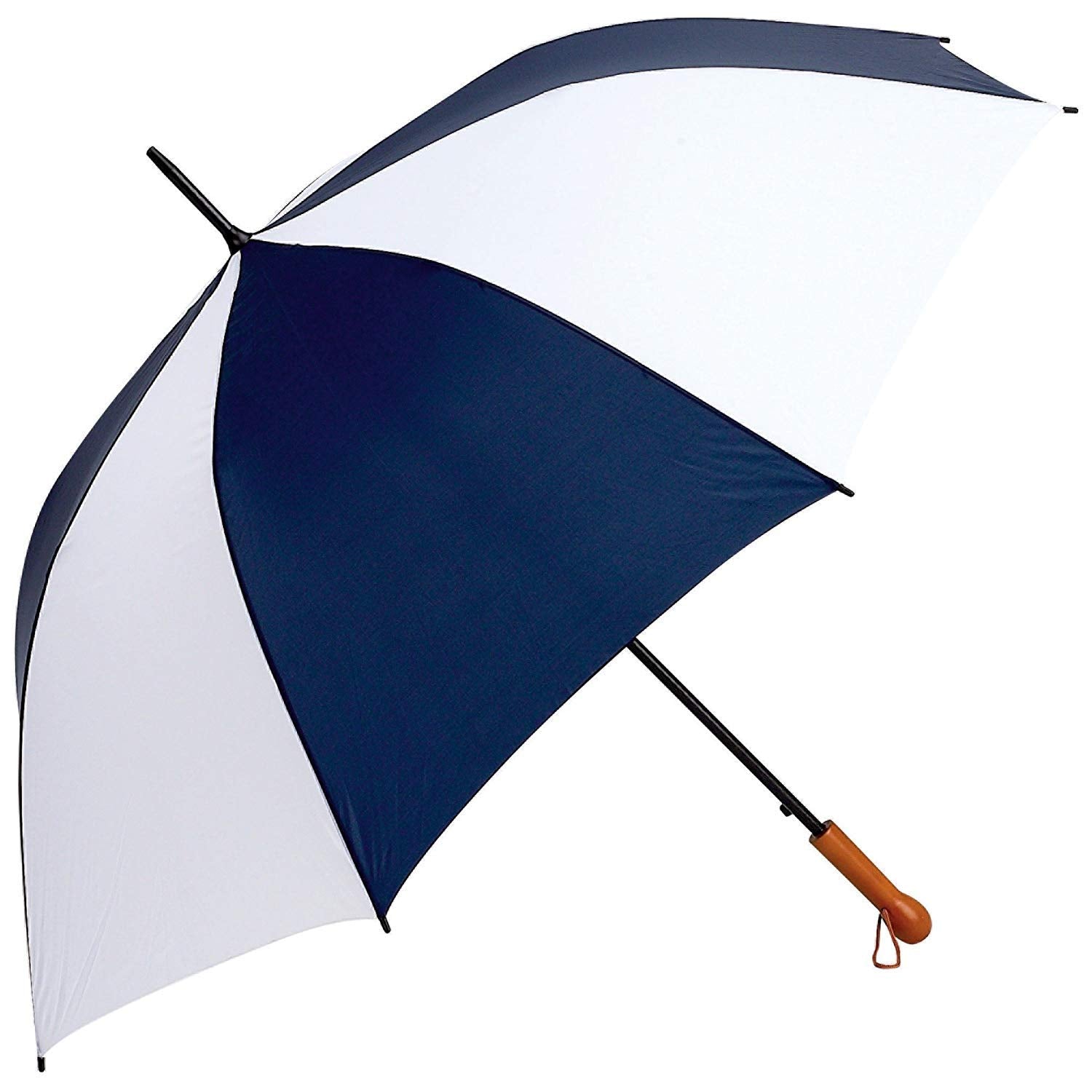 All-Weather, 60'' Gfum60Nwlt Elite Series Navy White Auto Open Golf Umbrella