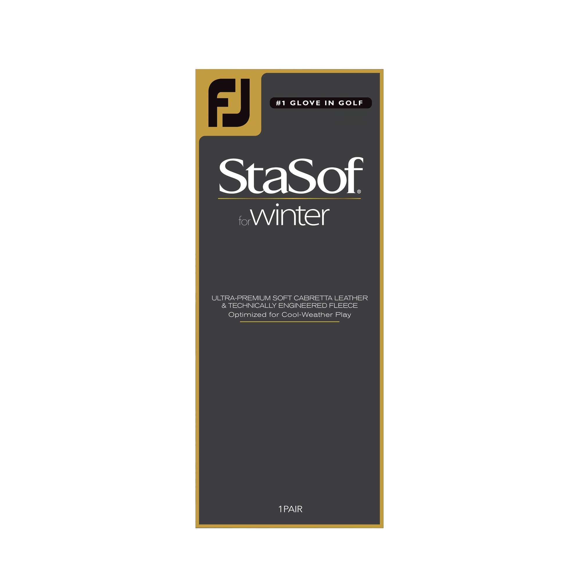 Footjoy Stasof Winter Gloves, Pearl, Cadet Small, Pair