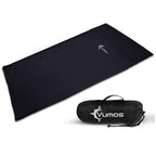 Vumos Sleeping Bag Liner And Camping Sheet - Silk Like Material For Travel - Has Full Length Zipper - Black