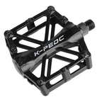 Boruizhen Aluminium Cnc Bike Platform Pedals Lightweight Road Cycling Bicycle Pedals For Mtb Bmx (Black)