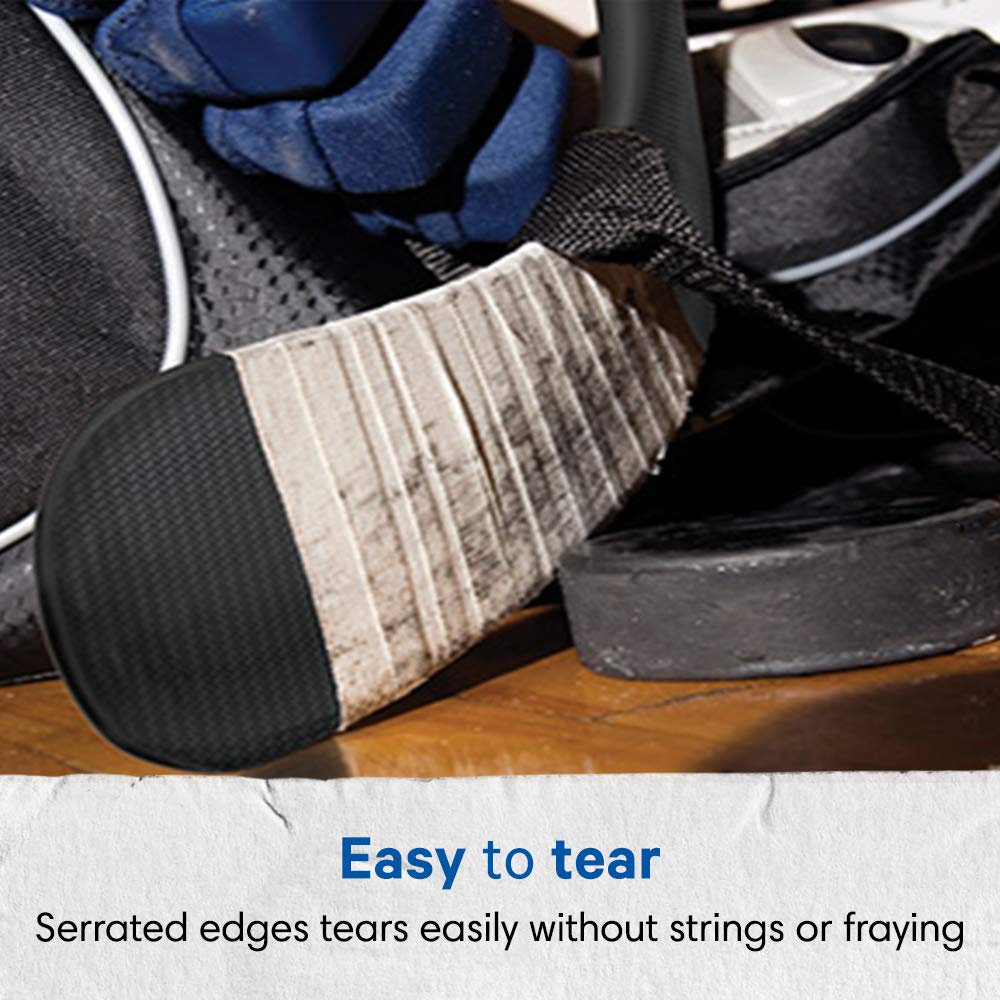 Sports Tape White Hockey Tape, 6 Rolls, 1 Inch Wide, 20 Yards Long (Cloth)
