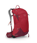 Osprey Stratos 24L Mens Hiking Backpack, Poinsettia Red, One Size